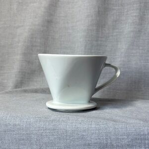 White Ceramic Coffee Dripper - NWOT - never used!